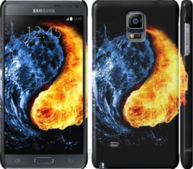 Чохли, бампера Чехлы, бампера ^/--/^ Чехол на Samsung Galaxy Note 4 N /--/ 910 /--/ H Инь-Янь 1670 /--/ m-64 - фото фото фото
