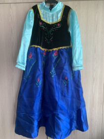 Карнавальні костюми Карнавальные костюмы ^/--/^ Платье сукня frozen Анна disney крижане серце 7-9 р ^_^^^ Платье платье frozen Анна disney ледяное сердце 7-9 г - фото фото фото