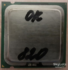 Процесори Процессоры ^/--/^ Процесор 775 сокет Intel Pentium D 820 800 шина Тест ОК ^_^^^ Процессор 775 сокет Intel Pentium D 820 800 шина Тест ОК - фото фото фото
