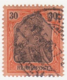 Веймарська республіка Веймарская республика ^/--/^ Германия   ( империя) 1900 г. №  58 гашеная ^_^^^ Німеччина (Імперія) 1900 р. No 58 гашена - фото фото фото