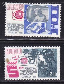Транспорт Транспорт ^/--/^ Транспорт Монако 1985 MNH - телевидение ^_^^^ Транспорт Монако 1985 MNH - фото фото фото