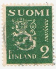 Скандинавія Скандинавия ^/--/^ Финляндия 1945 г. № 303 гашеная ^_^^^ Фінляндія 1945 р. No 303 гашена - фото фото фото