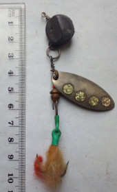 Воблери, принади Воблеры, приманки ^/--/^ Блесна-колебалка № 268  (б/у) ^_^^^ Блесна-колебалка No 268 (б/у) - фото фото фото