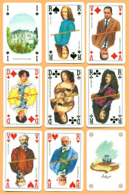 Інше Другое ^/--/^ Игральные карты &amp;quot;Великие писатели&amp;quot;,  1970 г. ^_^^^ Ігральні карти &amp;quot; Великі письменники &amp;quot;, 1970 - фото фото фото