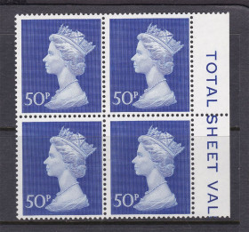 Словаччина Словакия ^/--/^ Великобритания  1970 г MNH  - HM QE-II - квартблок ^_^^^ Великобританія 1970 MNH - HM QE-II - квартблок - фото фото фото