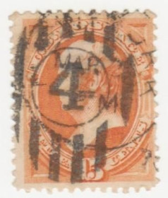 Північна Америка Северная Америка ^/--/^ США  1870 г. № 55 А гашеная ^_^^^ США 1870 р. No 55 А гашена - фото фото фото