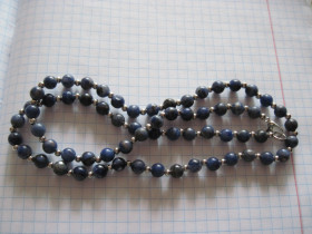 Ювелірні вироби, біжутерія Ювелирные изделия, бижутерия ^/--/^ Бусы .Ожерелье. Натуральный камень лазурит. ^_^^^ Буси .Ожерельє. Натуральний камінь лазурит. - фото фото фото