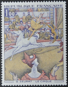 Інше Другое ^/--/^ Франция Живопись Жорж-Пьер Сёра Цирк 1969 ^_^^^ Живопис Жорж-П'єр Сера Цирк 1969 - фото фото фото