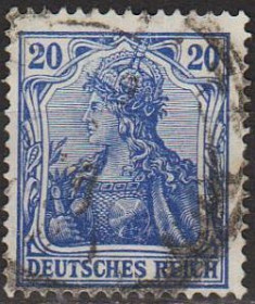 Німецька імперія (-) Германская империя (-) ^/--/^ 1905 - Німеччина - Стандарт - Germania 20 Mi.87 _2,0 € ^_^^^ 1905 - Германия - Стандарт - Germania 20 Mi.87 _2,0 € - фото фото фото