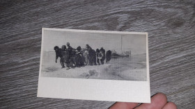 СРСР СССР ^/--/^ Открытка СССР  Репин бурлаки  на Волге     1959 /--/ г. ^_^^^ Листівка СРСР Рєпін бурлаки на Волзі 1959 /--/ р. - фото фото фото