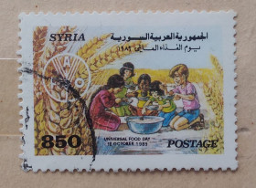 Сирія Сирия ^/--/^ Сирия 1990 г - Всемирный день продовольствия ^_^^^ 1990 — Всесвітній день продовольства - фото фото фото