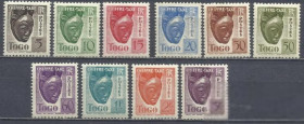 Того Того ^/--/^ Того франц. 1941 стандарт искусство маски 10 /--/ м.-() ^_^^^ Того франц. 1941 стандарт мистецтво маски 10 /--/ м.-() - фото фото фото