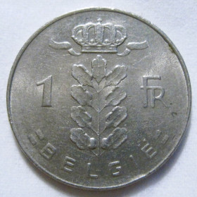 Бельгія Бельгия ^/--/^ Бельгія 1 франк 1975 року BELGIË #6 /--/ П /--/ 1659 ^_^^^ Бельгия 1 франк 1975 года BELGIË #6 /--/ П /--/ 1659 - фото фото фото