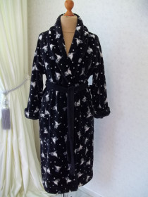Халати Халаты ^/--/^ Prom             ( М - 48 р ) Marks Spencer  Женский халат флисовый  теплый Б / У ^_^^^ Marks Spencer Жіночий халат флісовий теплий Б / У - фото фото фото