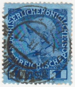 Австрія Австрия ^/--/^ Австрийская Почта в Турецкой Империи 1914 г. № 63 гашеная ^_^^^ Австрійська Пошта в Турецькій Імперії 1914 р. No 63 гашена - фото фото фото
