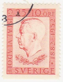 Скандинавія Скандинавия ^/--/^ Швеция 1952 г. № 379 гашеная ^_^^^ Швеція 1952 р. No 379 гашена - фото фото фото