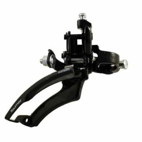 Перемикачі, манетки Переключатели, манетки ^/--/^ Передній перемикач Shimano FD-TZ /--/ 20 на трубу 31,8 верхня тяга, чорний (FD-TZ /--/ 20) ^_^^^ Передний переключатель Shimano FD-TZ /--/ 20 на трубу 31,8 верхняя тяга, черный (FD-TZ /--/ 20) - фото фото фото