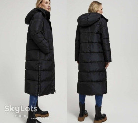 Пальто Пальто ^/--/^ Крутое стёганое демисезонное пальто, черный puffer Esmara, р.L-ХL Германия ^_^^^ Стегане пальто, пуховик puffer Esmara, чорний, р.L 44/46 наш 52 повномірний, Німеччина - фото фото фото