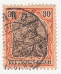 Веймарська республіка Веймарская республика ^/--/^ Германия   ( Рейх) 1902 г. №  73 гашеная ^_^^^ Німеччина (Рейх) 1902 р. No 73 гашена - фото фото фото