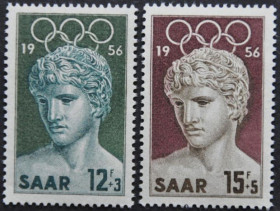 Інше Другое ^/--/^ Германия Саар Спорт Олимпийские Игры Мельбурн 1956 ^_^^^ Німеччина Саар Спорт Олімпійські Ігри Мельбурн 1956 - фото фото фото