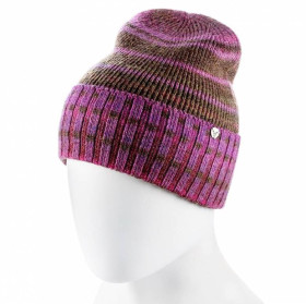 Зимові головні убори Зимние головные уборы ^/--/^ Женская шапка с флисом Atrics WH /--/ 744 56-59 малиновая ^_^^^ Жіноча шапка з флісом Atrics WH /--/ 744 56-59 малинова - фото фото фото