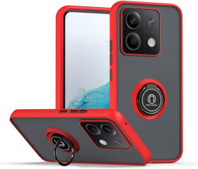Чохли, бампера Чехлы, бампера ^/--/^ Чохол Fiji Colorframe для Xiaomi Redmi Note 13 5 /--/ G матовий бампер з кільцем підставкою Red ^_^^^ Чехол Fiji Colorframe для Xiaomi Redmi Note 13 5 /--/ G матовый бампер с кольцом подставкой Red - фото фото фото