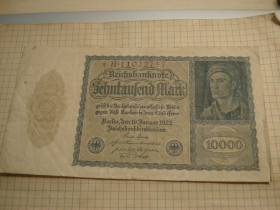 Німеччина Германия ^/--/^ 10 /--/ тис.марк  1922 Німеччина ^_^^^ 10 /--/ тыс.марк 1922 Германия - фото фото фото