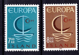 Ісландія Исландия ^/--/^ Исландия  1966 г  MNH -  ЕВПРПА СЕПТ / EUROPA  CEPT - ^_^^^ Ісландія 1966 р MNH - ЄВПРПА СЕПТ / EUROPA CEPT - - фото фото фото