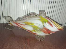Статуетки, Скульптури, Фігурки, Фарфор Статуэтки, Скульптуры, Фигурки, Фарфор ^/--/^ Рыба гутное стекло 27 /--/ см СССР ^_^^^ Риба гутне скло 27 /--/ см СРСР - фото фото фото