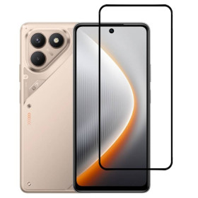 Чохли, бампера Чехлы, бампера ^/--/^ Захисне скло LUX для Tecno POVA 7 Neo (LJ /--/ 6) повна проклейка чорний ^_^^^ Защитное стекло LUX для Tecno POVA 7 Neo (LJ /--/ 6) полная проклейка черный - фото фото фото