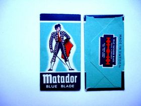 Інше Другое ^/--/^ Лезвие с этикеткой Matador Blue Blade. Швеция, 1950-1960-е годы. ^_^^^ Альтернативні назви: Matador Blue Blade. Швеція, 1950-1960-і роки. - фото фото фото