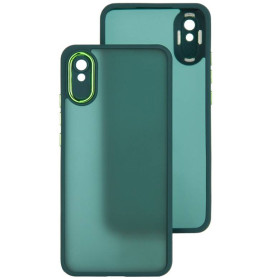 Чохли, бампера Чехлы, бампера ^/--/^ Чохол Fiji Lens для Xiaomi Redmi 9 /--/ A бампер матовий з захистом блока камер Dark Green ^_^^^ Чехол Fiji Lens для Xiaomi Redmi 9 /--/ A бампер матовый с защитой блока камер Dark Green - фото фото фото