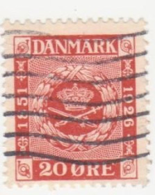 Скандинавія Скандинавия ^/--/^ Дания 1926 г..№ 156 гашеная ^_^^^ Данія 1926 р. No 156 гашена - фото фото фото