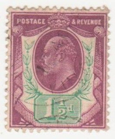 Великобританія Великобритания ^/--/^ Англия   1902 /--/ г..№ 104 гашеная ^_^^^ Англія 1902 р. No 104 гашені - фото фото фото