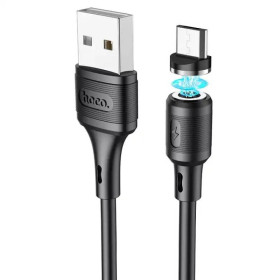 Кабелі Кабели ^/--/^ Кабель магнітний Hoco X /--/ 52 Type-C - USB (3 /--/ A) 1 /--/ м для зарядки Black ^_^^^ Кабель магнитный Hoco X /--/ 52 Type-C - USB (3 /--/ A) 1 /--/ м для зарядки Black - фото фото фото