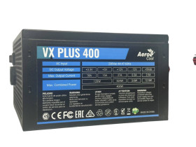 Блоки живлення Блоки питания ^/--/^ Б/В Блок живлення AeroCool VX Plus 400 / 400 /--/ W / 120 /--/ FAN / 20+4 / CPU: 4+4 / PCI-E: 6 / Sata: 2 / Molex: 2 / код.q /--/ 784 ^_^^^ Б/В Блок питания AeroCool VX Plus 400 / 400 /--/ W / 120 /--/ FAN / 20+4 / CPU: 4+4 / PCI-E: 6 / Sata: 2 / Molex: 2 - фото фото фото
