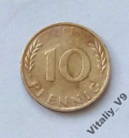 НДР, ФРН ГДР, ФРГ ^/--/^ 10 pfennig 1950 - фото фото фото