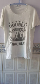 Футболки, майки Футболки, майки ^/--/^ Футболка &amp;quot;Double Trouble&amp;quot;  (100% cotton, 2 /--/ XL,  Italy) ^_^^^ Футболка &amp;quot;Double Trouble&amp;quot; (100% cotton, 2 /--/ XL, Italy) - фото фото фото