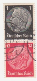 Третій Рейх (-) Третий Рейх (-) ^/--/^ Германия   ( Рейх) 1934 г. №  505 -512 пара гашеная ^_^^^ Німеччина (Рейх) 1934 р. No 505 -512 пара гашена - фото фото фото