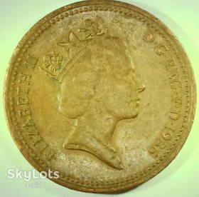 Єлизавета II (після ) Елизавета II (после ) ^/--/^ Великобритания 1 пенни, 1986 №181 ^_^^^ Велика Британія 1 пенні, 1986 No 181 - фото фото фото