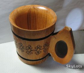 Кухонне начиння, посуд Кухонная утварь, посуда ^/--/^ Бокал большой старинный СССР дерево Винтаж ручная работа ^_^^^ Бокал великий старовинний СРСР дерево Вінтаж ручна робота - фото фото фото