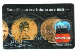 Інше Другое ^/--/^ Банковская карта. Украина. Банк Финансовая инициатива. ^_^^^ Банківська карта. Україна. Банк фінансова ініціатива. - фото фото фото