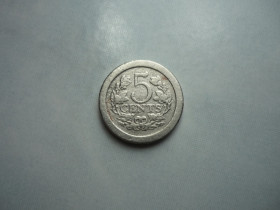 Нідерланди Нидерланды ^/--/^ Нидерланды 5 центов 1907 F=3$ VF=6$   ( цены по &amp;quot;Краузе&amp;quot; 2005 /--/ г. для справки)  11/08 /--/ н /--/ 0 - фото фото фото
