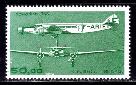 Транспорт Транспорт ^/--/^ Авиация .  Франция   1987 г MNH  - ^_^^^ Франція 1987 MNH - фото фото фото
