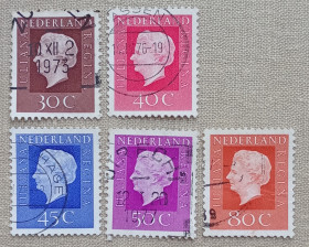 Бенілюкс Бенилюкс ^/--/^ Нидерланды 1972 г - Королева Юлиана, гаш, 6 шт  (см.фото) ^_^^^ 1972 — Королева Юліана, гаш - фото фото фото