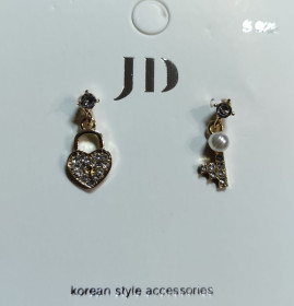 Сережки Серьги ^/--/^ Серьги в корейском стиле. Замочек + ключик... ^_^^^ Сережки в корейському стилі. Замочек + ключик. .. .. - фото фото фото