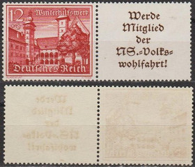 Третій Рейх (-) Третий Рейх (-) ^/--/^ 1939 - Рейх - Зимова допомога - Архітектура W 142 Mi. 735 купон _25,0 € ** ^_^^^ 1939 - Рейх - Зимняя помощь - Архитектура W 142 Mi. 735 купон _25,0 € ** - фото фото фото