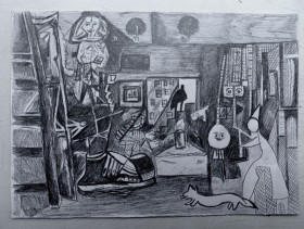 Картини, Гравюри, Живопис та Графіка Картины, Гравюры, Живопись и Графика ^/--/^ Картинка Копия Пикассо 20*15 см. цветной карандаш бумага ручная работа смотрите другие мои картины. ^_^^^ Картинка Копія Пікассо 20*15 см. кольоровий олівець папір ручна робота дивіться інші мої картини. - фото фото фото