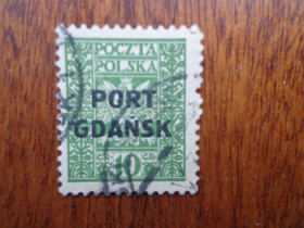 Польща Польша ^/--/^ Польша, Порт Гданск, 1928, стандарт - надпечатка, гаш. ^_^^^ Польща, Порт Гданськ, 1928, стандарт - наддрук, гаш. - фото фото фото