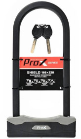 Велозамки, сигналізації Велозамки, сигнализации ^/--/^ Замок ProX Shield U-Lock під ключ, 166 /--/ x /--/ 320 мм. чорний (A-Z-0376) ^_^^^ Замок ProX Shield U-Lock под ключ, 166 /--/ x /--/ 320 мм черный (A-Z-0376) - фото фото фото